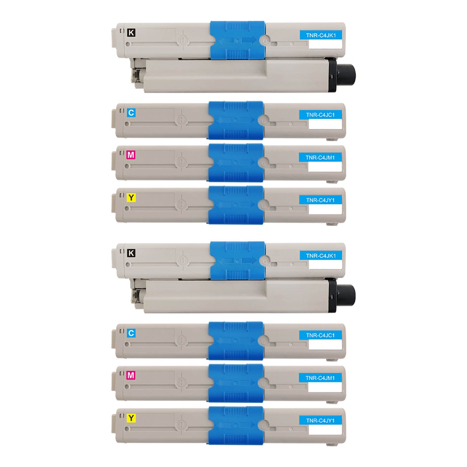 OKI用 TNR-C4J リサイクルトナー 4色セット