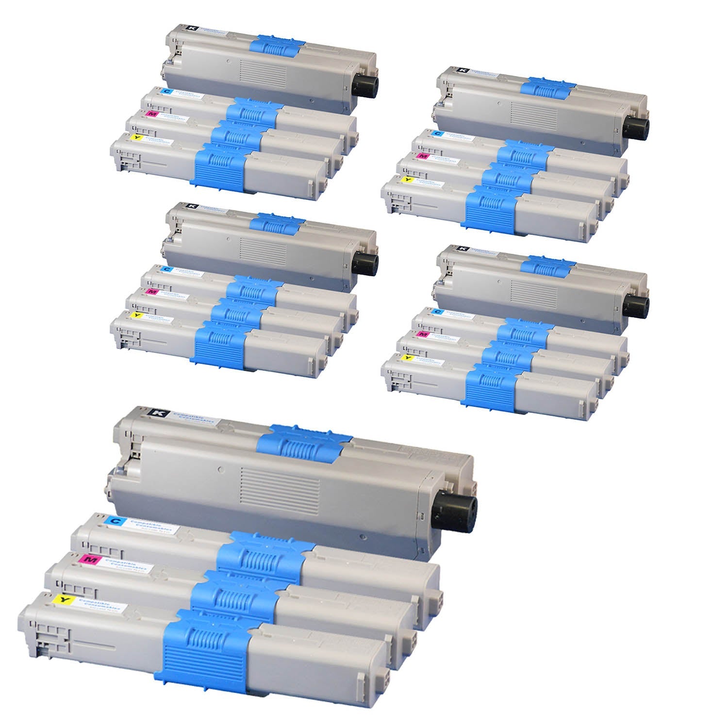 OKI用 TNR-C4K2 リサイクルトナー 4色セット