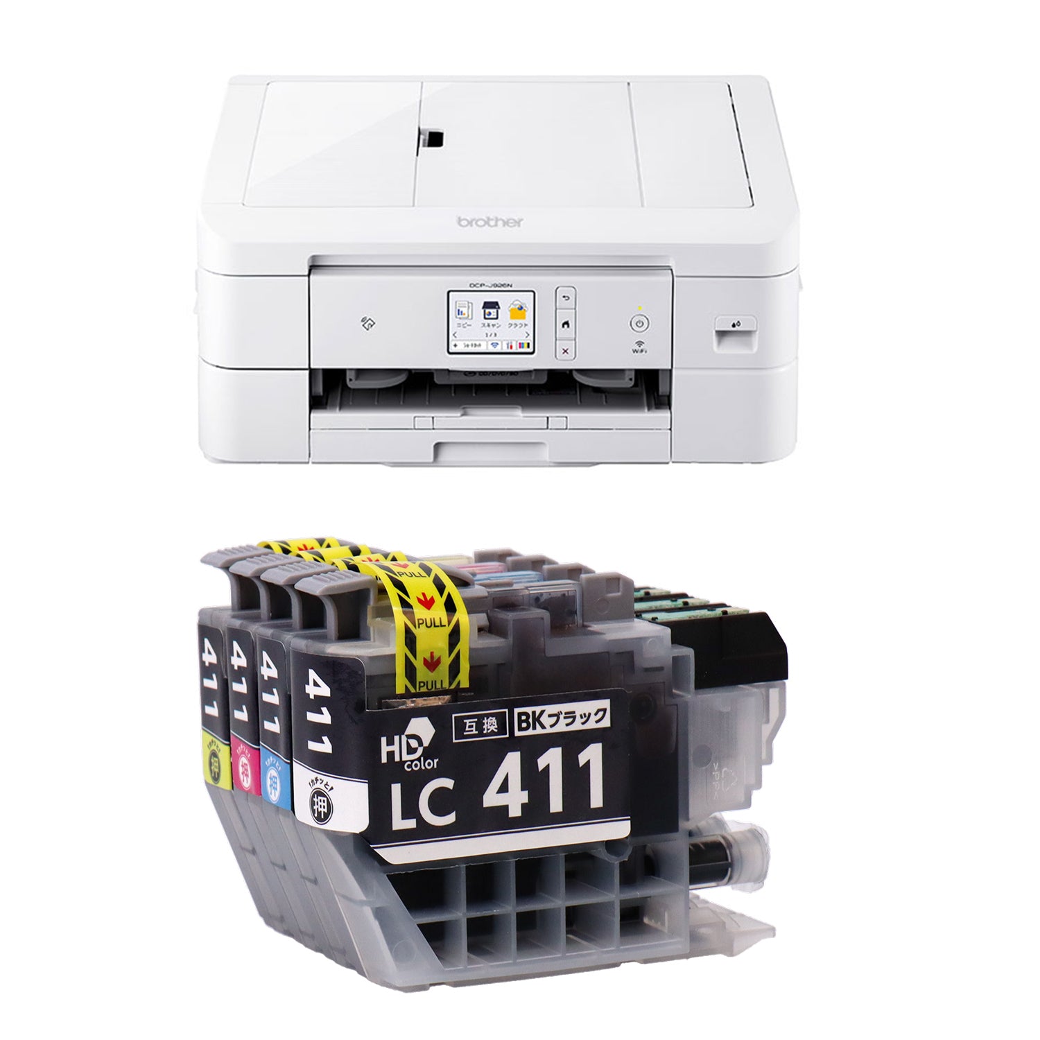 ブラザー PRIVIO DCP-J926N プリンターと互換インクのセット