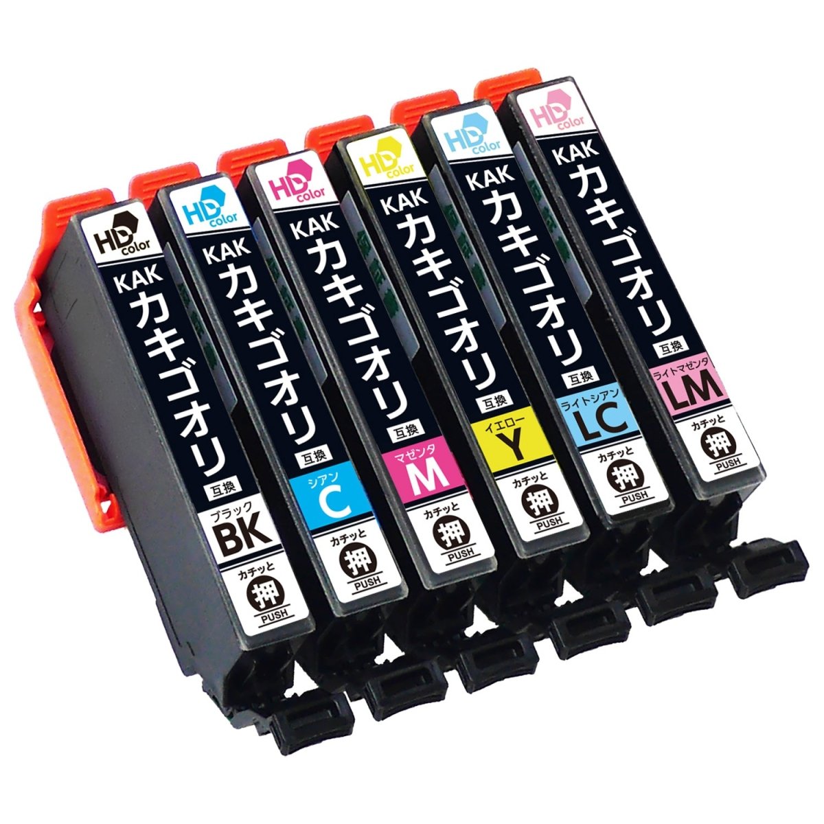 エプソン用 KAK - 6CL (カキゴオリ) 互換インク 6色セット