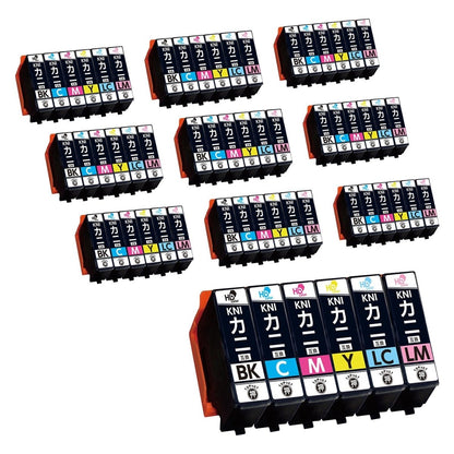 エプソン用 KNI - 6CL - L (カニ) 互換インク 6色セット 増量版