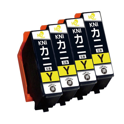 エプソン用 KNI - Y - L (カニ) 互換インク イエロー 増量版