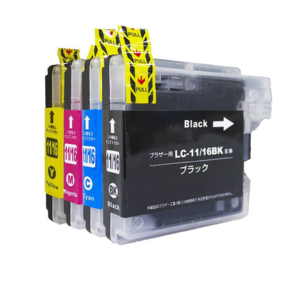 ブラザー用 LC11 - 4PK（LC16 - 4PK） 互換インク 4色セット