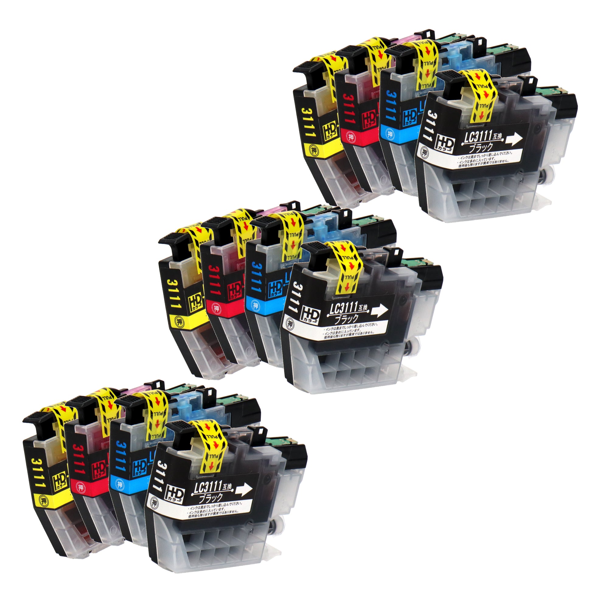 ブラザー用 LC3111-4PK 互換インク 12本選べるセット