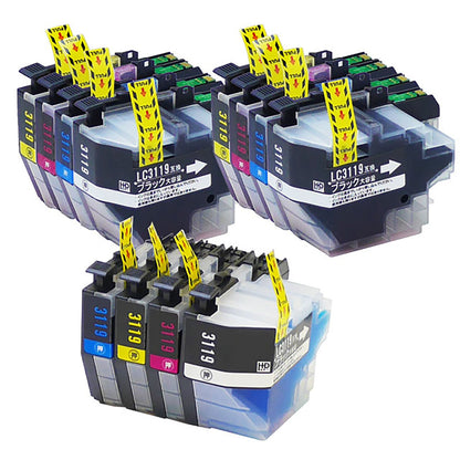 ブラザー用 LC3119-4PK 互換インクと洗浄カートリッジのセット