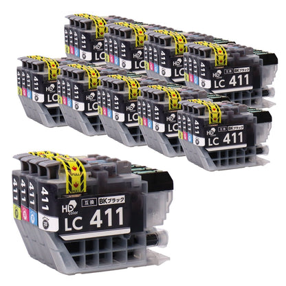 LC411-4PK 互換インク 4色セット