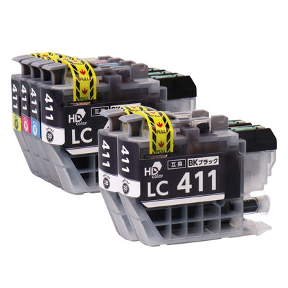 LC411-4PK 互換インク 4色＋ブラックのセット