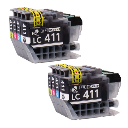 LC411-4PK 互換インク 4色セット