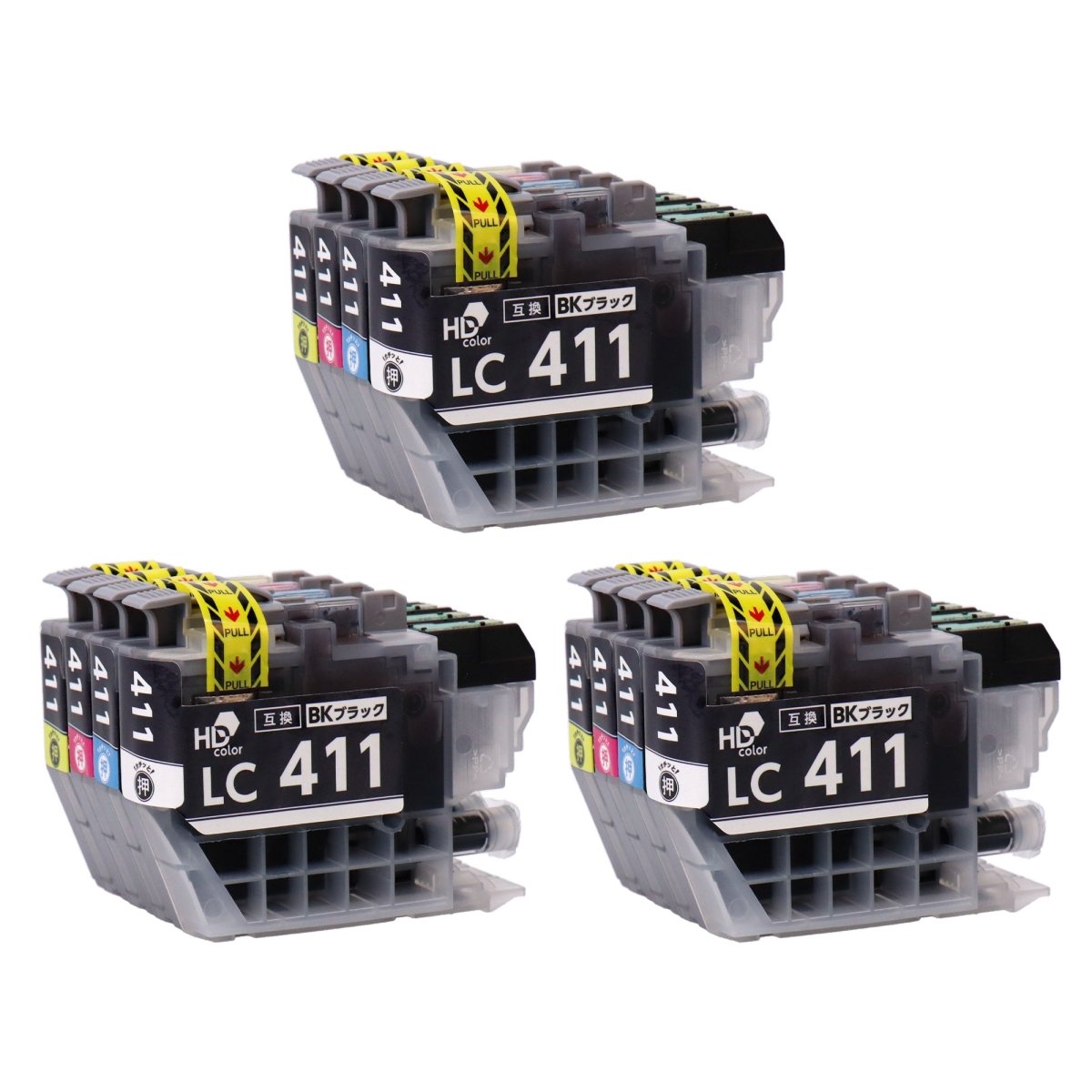 LC411-4PK 互換インク 4色セット