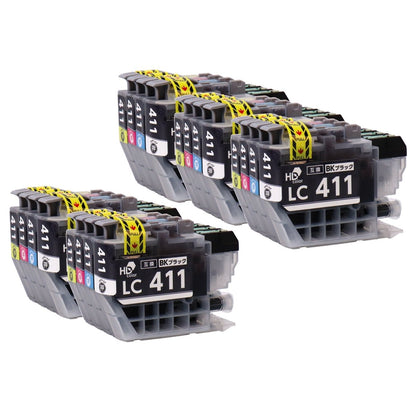 LC411-4PK 互換インク 4色セット