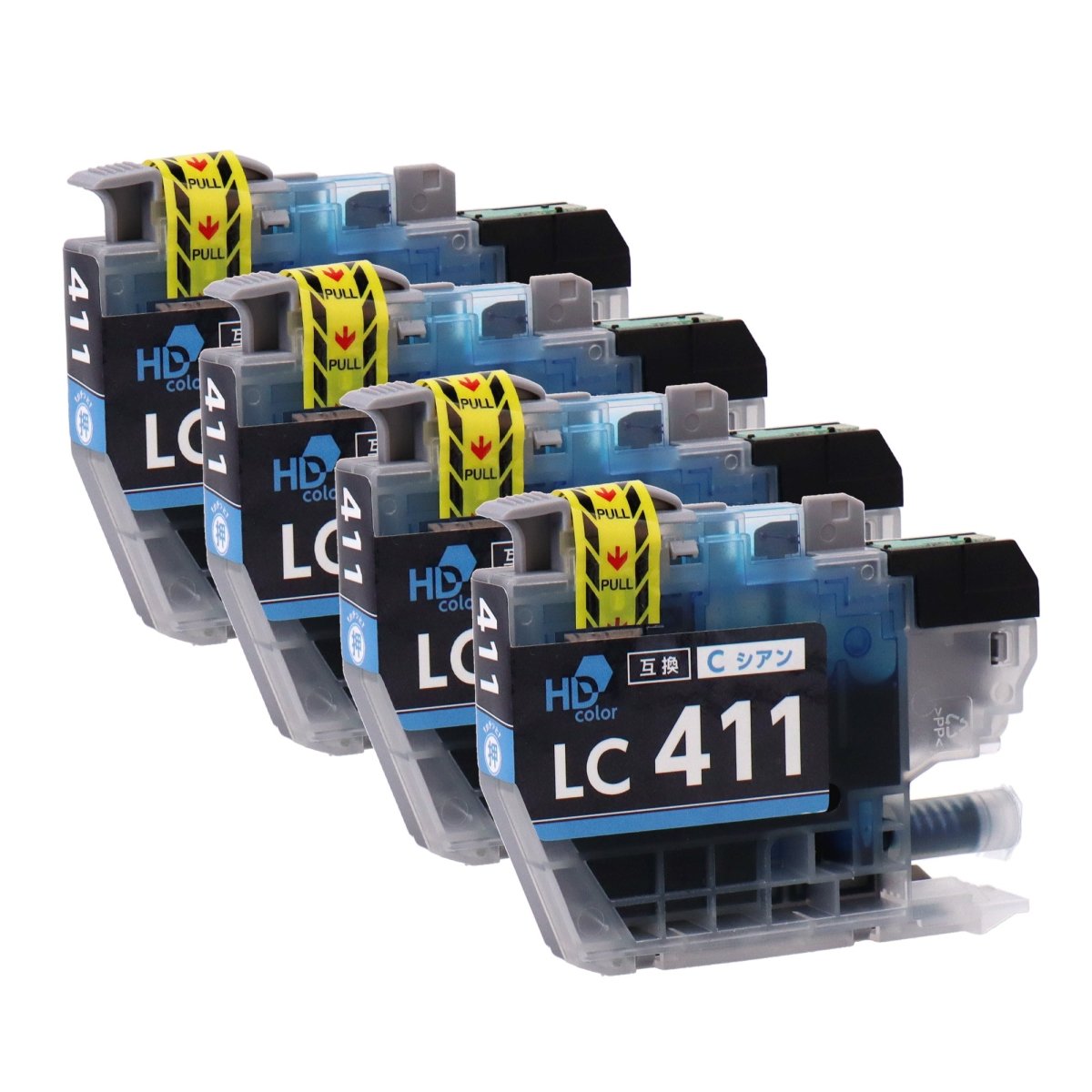 ブラザー用 LC411C 互換インク シアン