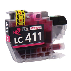 ブラザー用 LC411M 互換インク マゼンタ