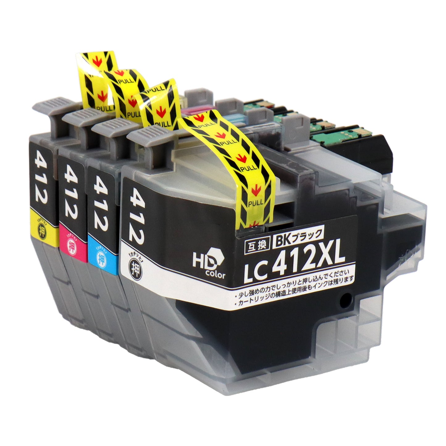 ブラザー用 LC412XL-4PK 互換インク 4色セット 大容量