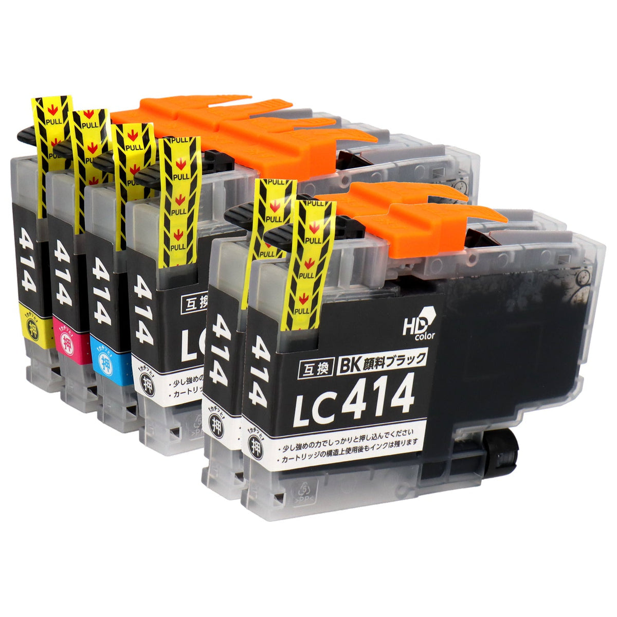 ブラザー用 LC414-4PK 互換インク 4色セット シリアルなし – インクの 
