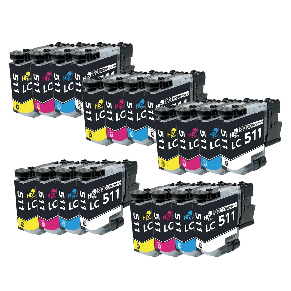 LC511-4PK 互換インク 4色セット｜ブラザー互換インク