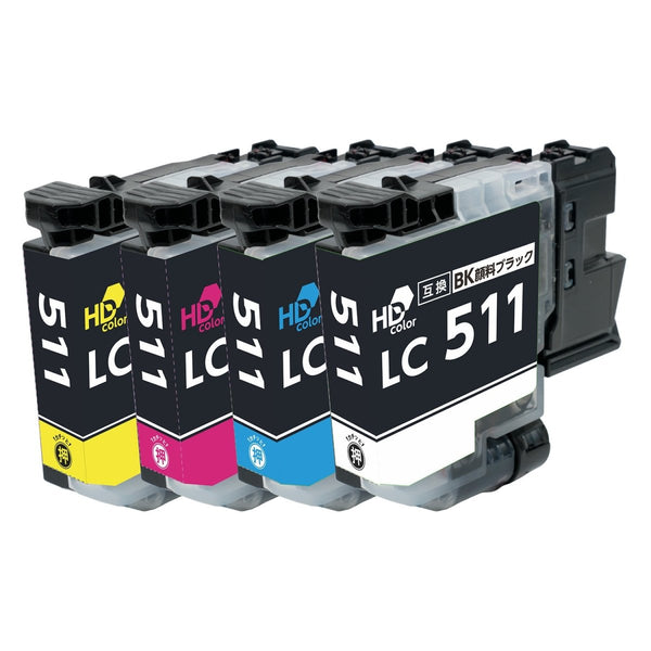LC511-4PK 互換インク 4色セット｜ブラザー互換インク