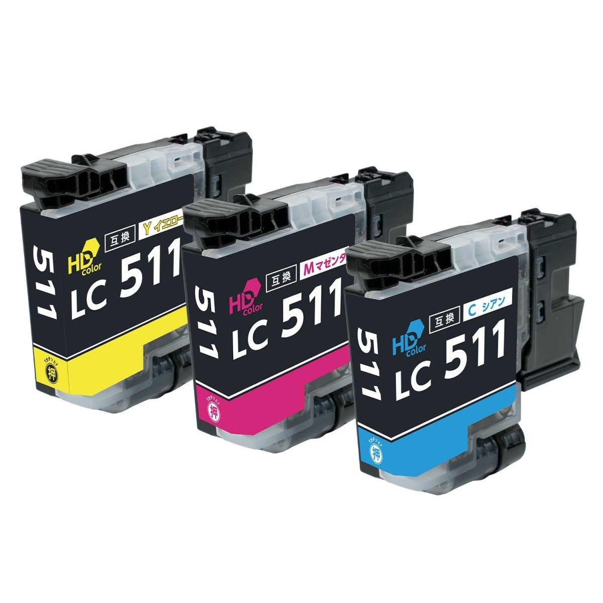ブラザー用 LC511C / LC511M / LC511Y 互換インク カラー3色セット