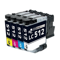 ブラザー用 LC512 互換インク 4色セット
