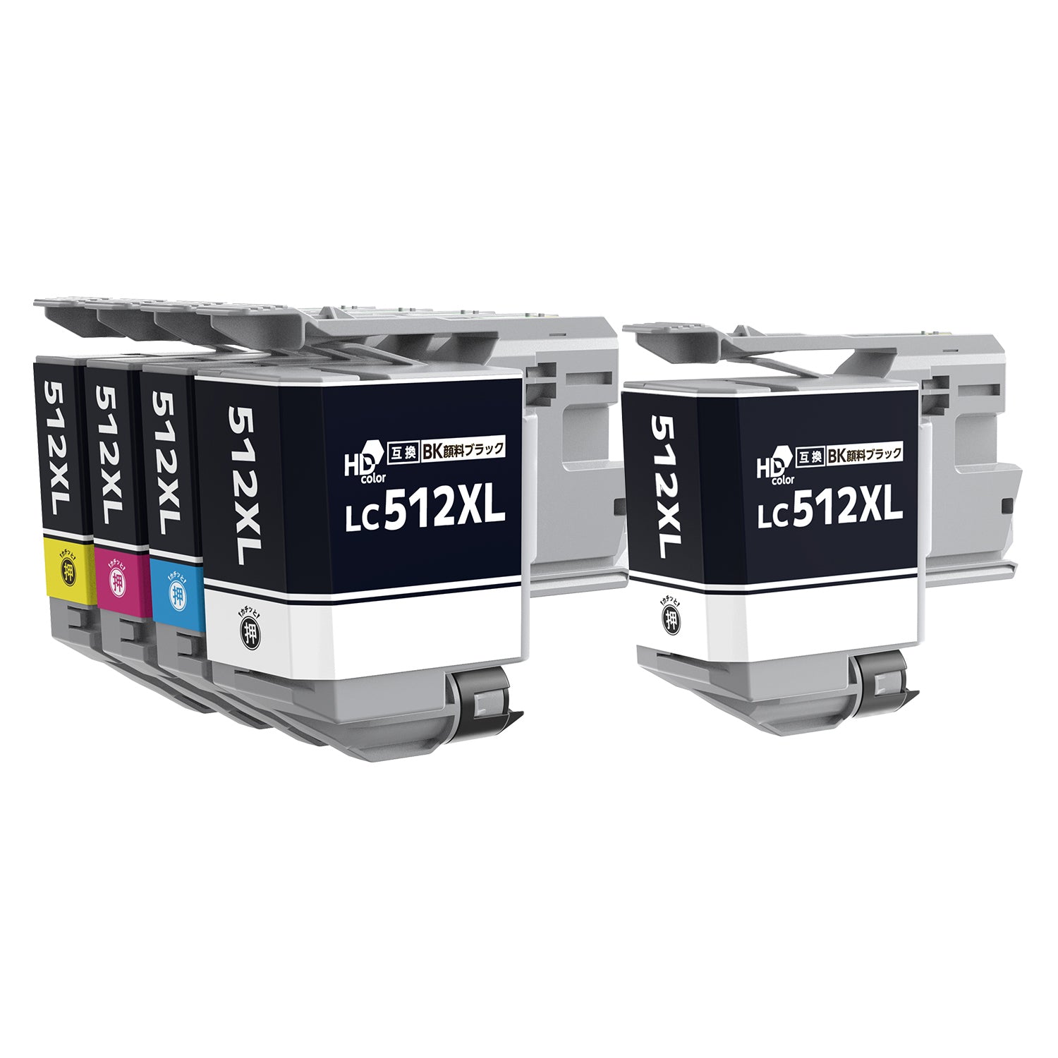 LC512XL-4PK 互換インク 4色セット 大容量｜ブラザー用 – インクの
