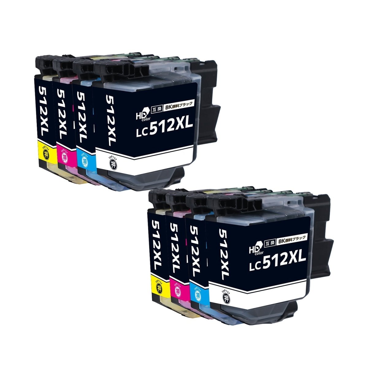 ブラザー用 LC512 互換インク 4色セット 大容量 LC512XLBK / LC512XLC