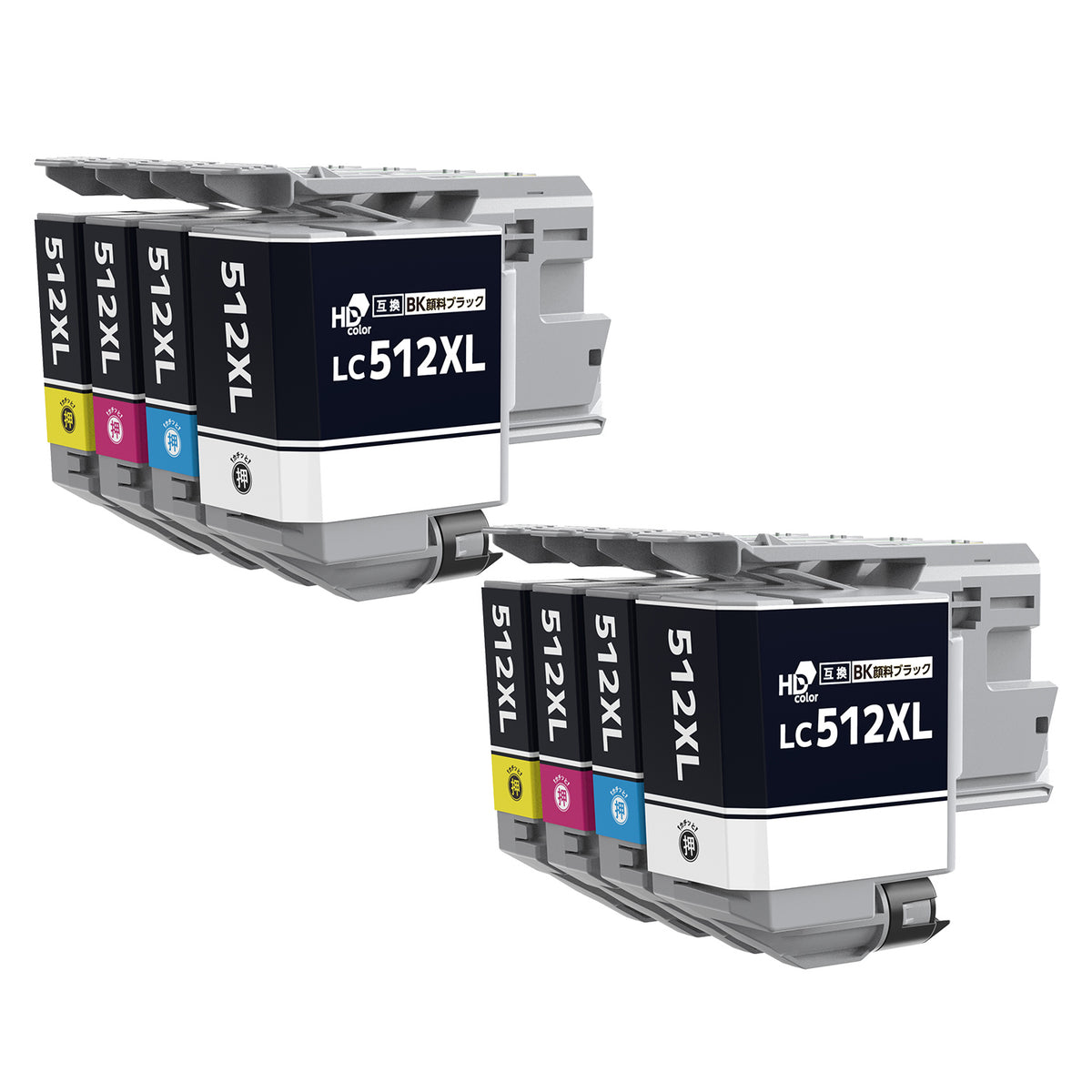 LC512XL-4PK 互換インク 4色セット 大容量｜ブラザー用 – インクの 