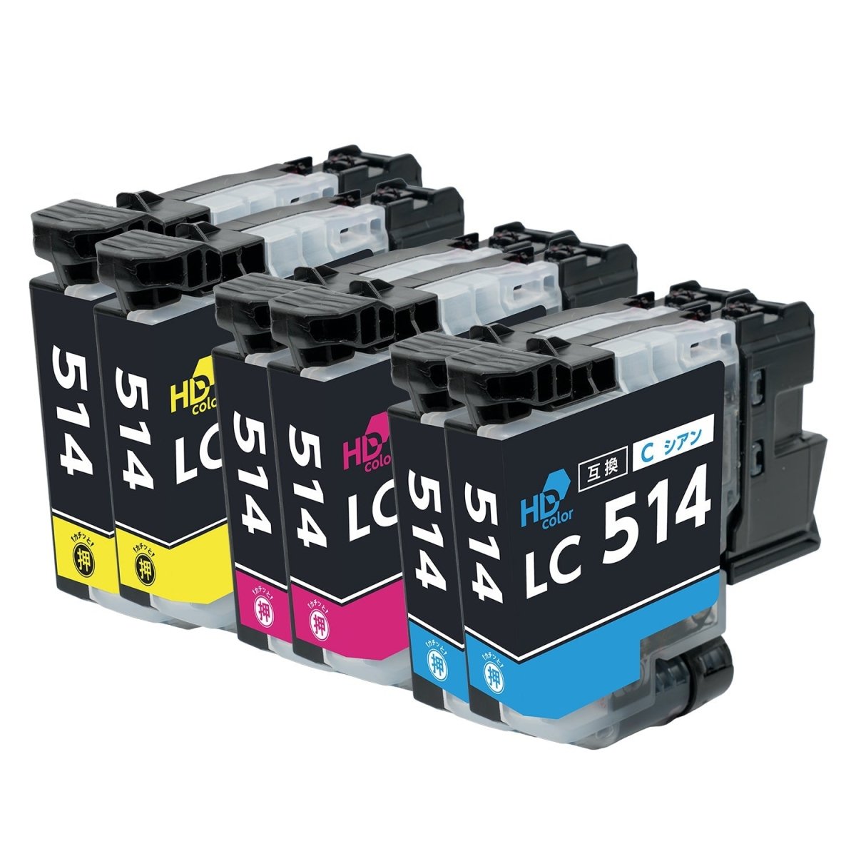 ブラザー用 LC514C / LC514M / LC514Y 互換インク カラー3色セット