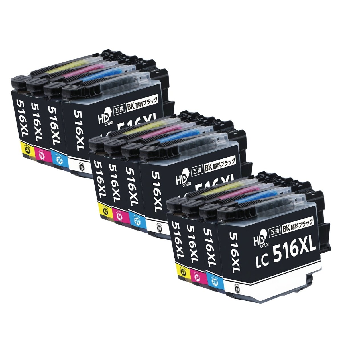 ブラザー用 LC516XL 互換インク 4色セット 大容量