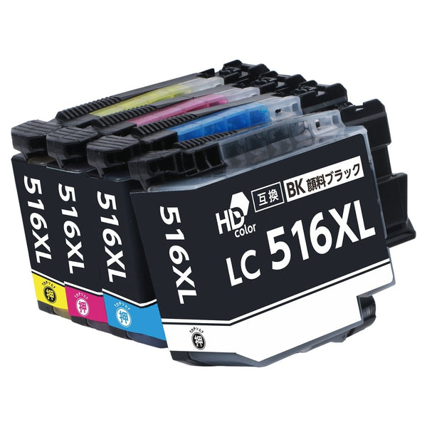 LC516XL-4PK 互換インク 4色セット 大容量｜ブラザー互換インク