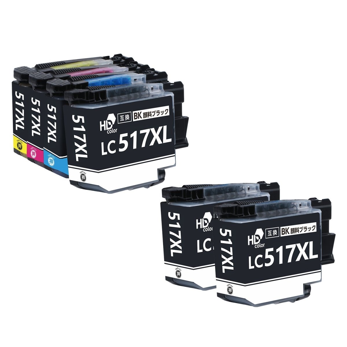 ブラザー用 LC517XL 互換インク 4色セット 大容量 – インクのチップス本店