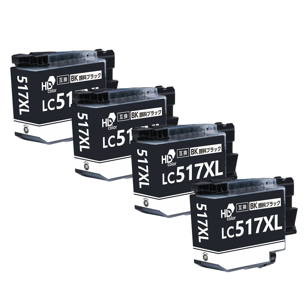 ブラザー用 LC517XLBK 互換インク 顔料ブラック 大容量