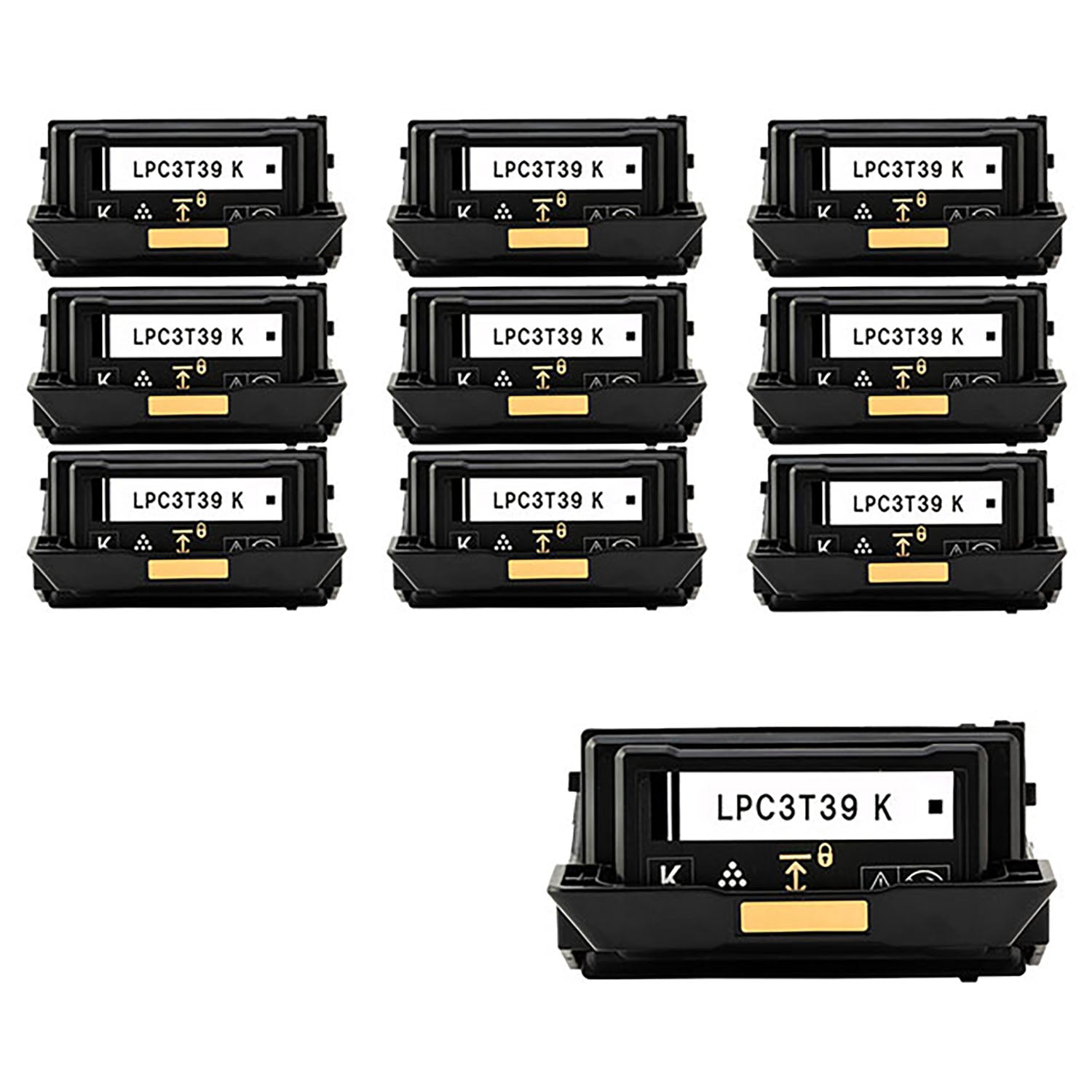エプソン用 LPC3T39K 互換トナーカートリッジ 青 エプソン用 LPC3T39K 互換トナー ブラック Lサイズ