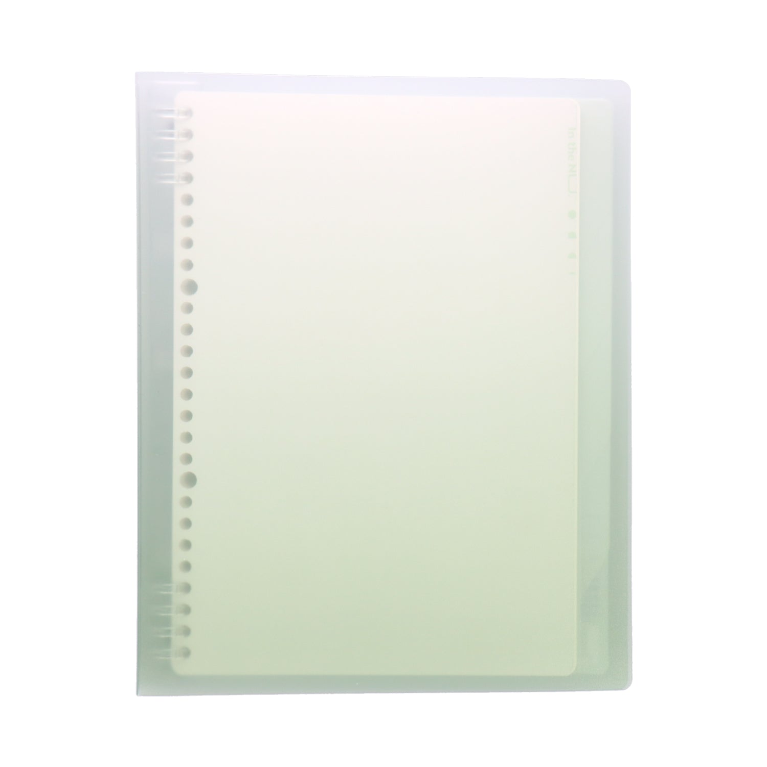 Nusign ルーズリーフバインダー 8穴 B5 40枚