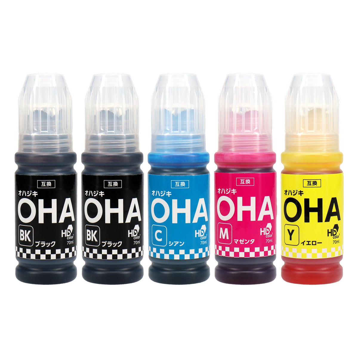 エプソン用 OHA (オハジキ) 互換インクボトル 4色セット – インクのチップス本店
