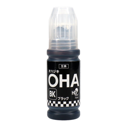 エプソン用 OHA-BK (オハジキ) 互換インクボトル ブラック