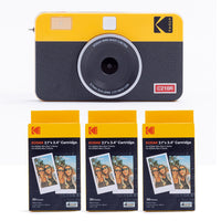 Kodak Mini Shot 2 RETRO インスタントカメラ イエロー ＋専用インクカートリッジ ICRG-230 54×86mm 1パック10枚 x 3入り(30枚) 3個セット