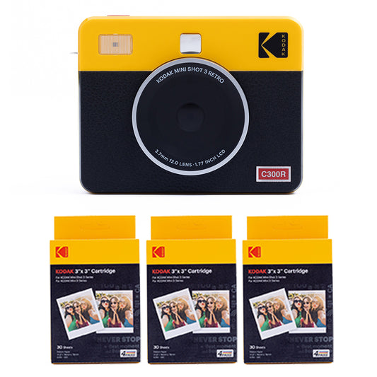 Kodak Mini Shot 3 RETRO インスタントカメラ コダック