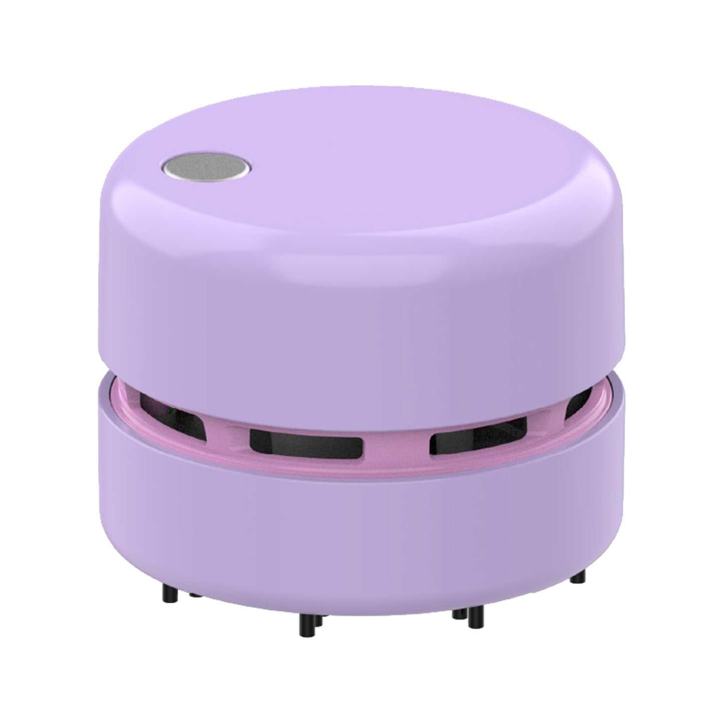 卓上クリーナー パープルピンク 乾電池式 QDC01