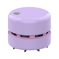 卓上クリーナー パープルピンク 乾電池式 QDC01