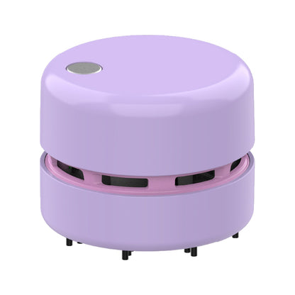 卓上クリーナー パープルピンク 乾電池式 QDC01
