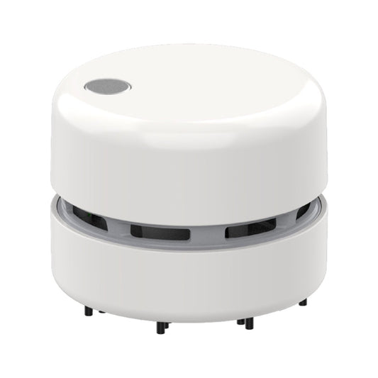 卓上クリーナー ミルキーホワイト 乾電池式 QDC01