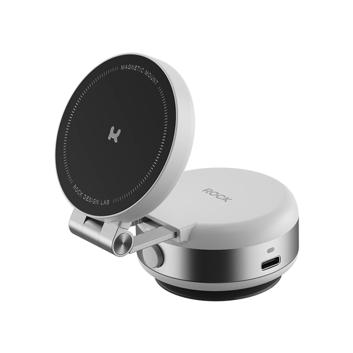 車用スマホホルダー 電動 真空式吸着 マグネット式