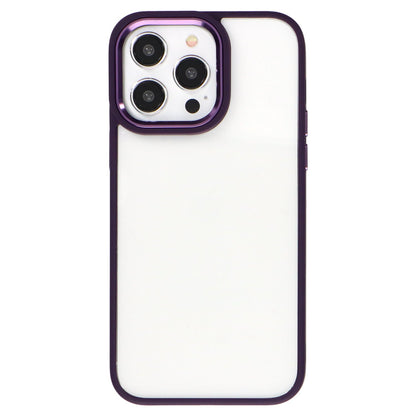 iPhoneケース カラーフレームクリアケース 無地