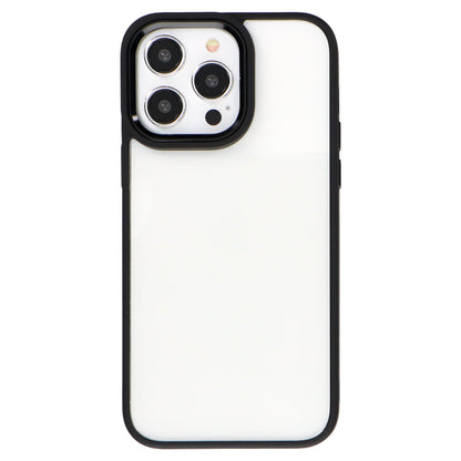 iPhoneケース カラーフレームクリアケース 無地