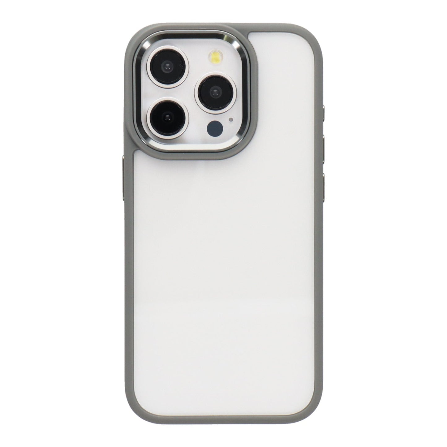 iPhoneケース カラーフレームクリアケース 無地