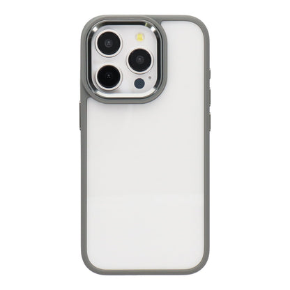 iPhoneケース カラーフレームクリアケース 無地