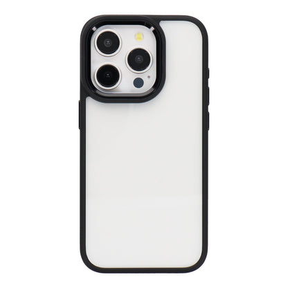 iPhoneケース カラーフレームクリアケース 無地