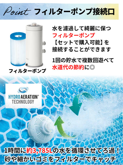 Bestway フレームプール 4.0m+フィルターポンプ ベストウェイ