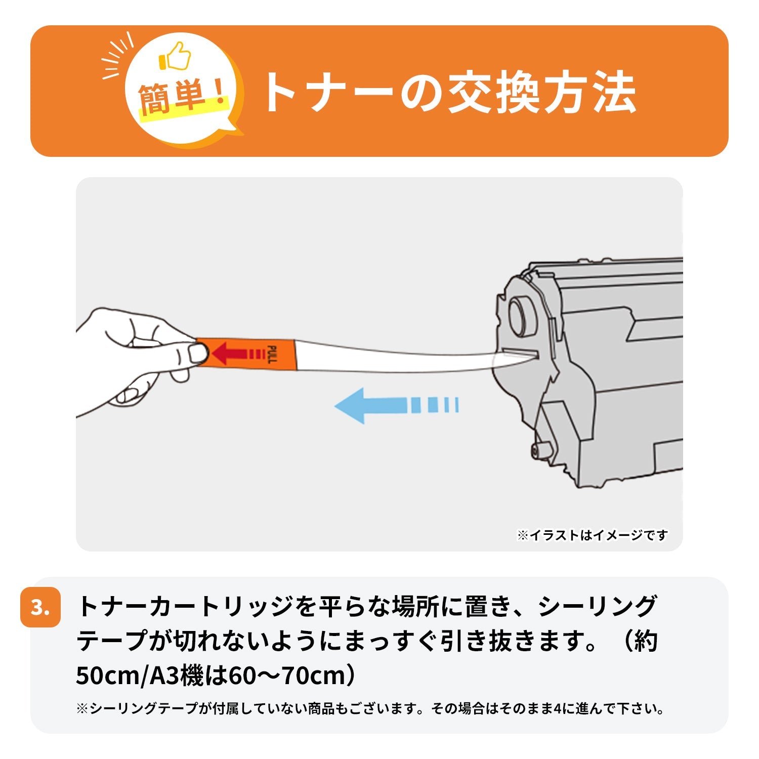 キヤノン用 CRG-055 互換トナー カラー3色 残量表示無し