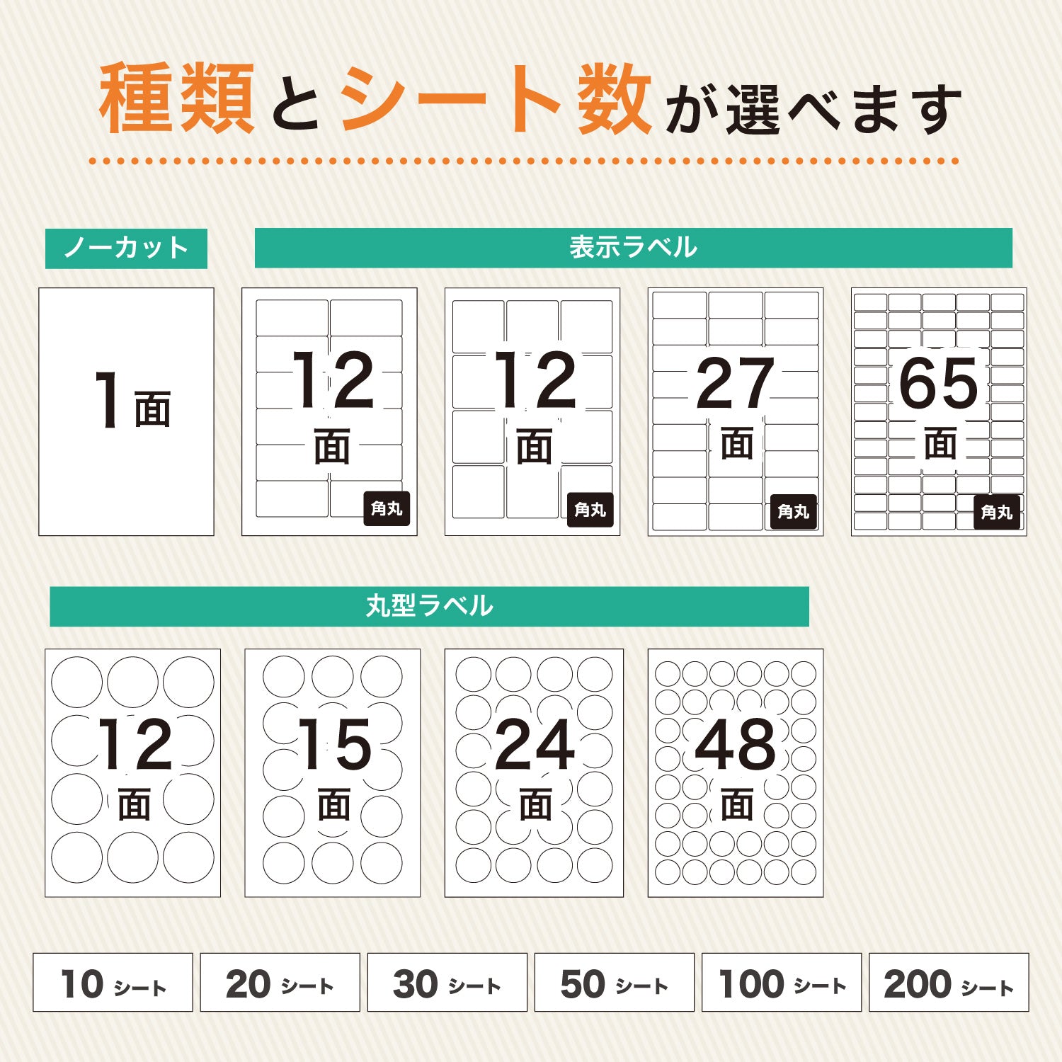 ラベルシール 超耐水光沢紙 A4サイズ