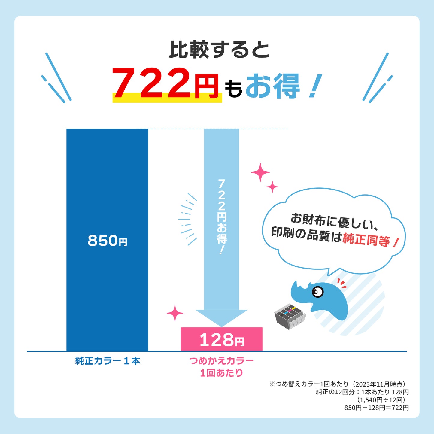 エプソン用 MUG-M つめ替えインク マゼンタ